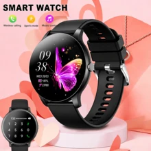 QAGSFLC Round Smart Watch, Supports Multiple Languages, Fashion Sports Women's Watch, Wireless Calling, Calorie, Step Counting, Stopwatch, Sports Mode, Distance Tracking, Music Control, Remote Camera, USB Charging, Multi-Function, Holiday Gift, Business Casual Wristwatch For Professionals - Multicolor - View 2