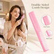 MONKIDS Set Perlengkapan Mandi Perjalanan Warna Pink 4 Buah, Perlengkapan Kamar Mandi Portabel dengan Kotak Sikat Gigi, Sisir Rambut, Kotak Sabun & Spons Mandi, Aksesori Perawatan Harian dengan Penyimpanan Ringkas untuk Perjalanan Bisnis dan Liburan - Watermelon Pink - View 5