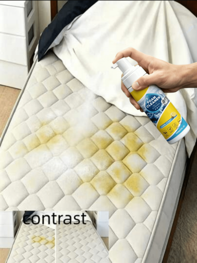 Jakehoe Conjunto de Limpeza de Espuma Multiuso com 3 Peças, Limpeza Profunda Sem Esfregar, Limpador Multiuso Universal para Interior de Carro, Limpeza Profunda do Teto do Carro, Limpador de Interior de Carro, Remoção de Manchas Super Forte, Sem Lavagem Sem Rastros/Acessórios para Carro/Limpador de Espuma para Sofá de Tecido, Natal, Produtos de Limpeza, Presente de Natal, Adequado para Sofá, Colchão, Cortinas, Sapatos de Lona, Roupas, Sofá Renovado, Sofá de Tecido, Cortinas de Tecido, Limpador de Espuma para Colchão (Modelos Novos e Antigos Enviados Aleatoriamente)
