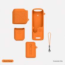 Silicone Protective Case For Osmo Pocket 4, Full Coverage Anti-Scratch And Anti-Collision Cover, Standard Version With Lanyard/Basic Version With Lanyard And Base, Macaron Color Series For Daily Use In VLOG, Hiking, Cycling, Travel And Other Scenarios (Accessories Only) - View 16