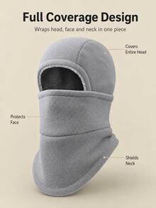 Unisex Full Coverage Balaclava With Pull-Down Face Panel, 3D Ergonomic One-Piece Head-Face-Neck Protective Shield, Windproof Warm Outdoor Headwear For Cycling, Skiing, Motorcycle, Hiking, Commuting, Autumn/Winter Outdoor Activities - Multicolor - View 5