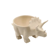 1PC Cute 3D Printed Dinosaur Flowerpot Decoration Desktop Decor Mini Flower Pot Potted Plant Plant Planting Container Balcony - A - View 11