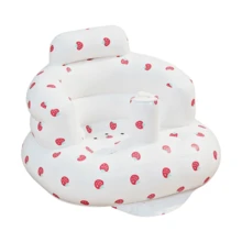 Foldable Inflatable Baby Seat Cushion, Portable PVC Sitting Trainer, Anti-Slip Floor Mat For Infants, Travel Gift - Multicolor - View 16