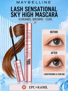 Maybelline 美寶林 Sky High 豐盈睫毛膏 #焦糖棕 8.6ml，持久防水防暈染，雙刷頭設計，3步簡易塗抹，適合日常通勤 - 美寶蓮沖天翹睫毛膏(焦糖棕色) - 查看 11