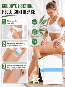 Women's Transparent Body Tape, Double-Sided Adhesive Tape, Suitable For Dresses And Clothing, Thighs, Arms And Waist, Invisible Fashion Tape, Lightweight Design - Multicolor - View 5