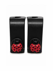 2pcs Cute Beetle Decorative Car Seat Hooks, Hidden Backrest Hooks, Multi-Functional Creative Small Hooks - A - View 6
