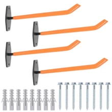 4/8 X Car Tire Wall Mount Tire Rim Hook Tree Shelf Bracket - Orange - View 3