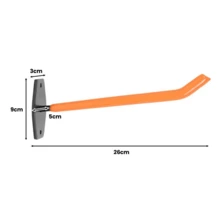 4/8 X Car Tire Wall Mount Tire Rim Hook Tree Shelf Bracket - Orange - View 6