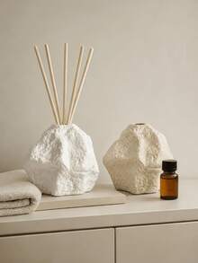 Rock Shape Reed Diffuser Bottle, Decorative Aroma Diffuser Holder, Minimalist Home Decor For Bedroom, Bathroom, Living Room & Office - Rock - View 2