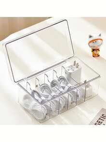 Kotak Penyimpanan Ekstensi Bulu Mata Portabel Transparan (Dengan Tutup) - Ideal Untuk Penata Bulu Mata, Penyimpanan Produk Kecantikan dan Kosmetik - MultiWarna - View 7