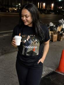 Women T-Shirts - Black - View 1