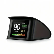 YNF Automotive HUD Head-Up Display | Pemantauan Real-Time OBD2 | Diagnosis dan Eliminasi Kerusakan | Alarm Multi-Bahasa | Kontrol Suhu Air/Tegangan/Kecepatan/Konsumsi Bahan Bakar dalam Satu Layar | Cocok untuk Sebagian Besar Model | Hadiah Liburan - A - View 11
