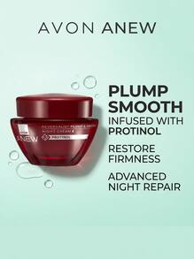 Avon Anew Reversalist Plump & Smooth Night Cream 50 Ml – Moisturizer, Anti-Aging, For Mature Skin, Protinol, Suitable For Overnight Skincare Routine - Multicolor - View 1