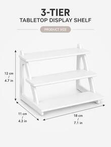 3-Tier Stepped Display Rack, Desktop Tiered Storage Organizer, Stepped Storage Shelf, Suitable For Displaying Small Decor, Collectibles, Figurines - Multiple Styles - View 7