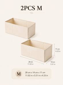 Foldable Divided Underwear & Socks Storage Box, Space-Saving Fabric Organizer For Closet Drawers, Suitable For Storing Underwear, Socks, Ties And Scarves - Multicolor - View 13