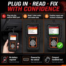 CY3001 高精度 OBDII 掃描儀 即時數據監控汽車引擎故障碼讀取診斷工具 - CY3001 - 查看 7