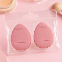 Mini Finger Cushion Makeup Sponge, Soft Teardrop-Shaped Powder Puff With Elastic Finger Strap, Precise Foundation And Concealer Applicator, Suitable For Face, Nose, Under Eyes And Lips, Creates Smooth And Even Makeup Effect, Portable Beauty Tool, Ideal For Daily Makeup And Travel - Multicolor - View 22