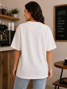 Women T-Shirts - White - View 3