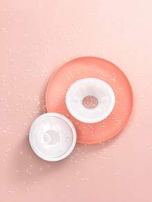 MAMIJOY 2pcs Portable Hands-Free Breast Milk Collector, With Soft Synthetic Rubber Surface, Easy To Express And Leak-Proof Storage - White - View 8