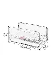 Clear Bow Acrylic Hair Tool Storage Rack, Desktop Organizer For Curling Wand, Flat Iron, Hair Straightener Brush, Bathroom Vanity Counter Storage Holder Box For Hair Styling Appliances - Multicolor - View 13
