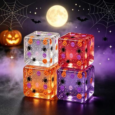 1pc Pumpkin Transparent Glitter Squeeze Toy, Soft TPR Jelly Squeeze Toy, Soft TPR Jelly Stress Relief Finger Toy, Cute Fruit Sensory Hand Toy, Used For Anxiety Relief, Children's Party Gift, Halloween Gift