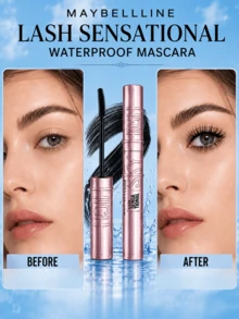Maybelline Sky High Volumizing Mascara #Classic Black 8.6ml, Long-Lasting Waterproof Smudge-Proof, Dual-Brush Design, 3-Step Easy Application, Suitable For Daily Commute - Maybelline High Curl Mascara (Classic Black) - View 9