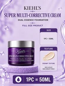 Kiehl's Advanced Night Repair Cream, ukuran penuh 50ml/sampel 7ml, anti-penuaan, mengencangkan dan mengangkat kulit, mengurangi garis-garis halus, tekstur lembut, cocok untuk kulit kering dan kombinasi. - Krim Wajah Kaca Ungu - View 12