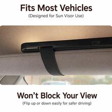 1PC Ultra-Thin LED Car Makeup Mirror, 3 Color Lighting Modes, Detachable Car Vanity Mirror With Light, Touch Control, USB Charging, Compatible With Various Vehicles, Car Mirror Hanging Accessory, Ideal Holiday Gift - Multicolor - View 10