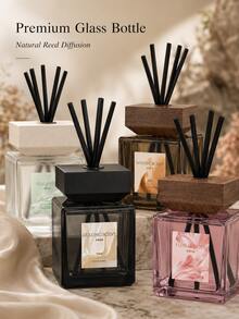 Reed Diffuser With Rattan Sticks, Long-Lasting Home Fragrance, Flameless Aromatherapy Diffuser, Premium Glass Bottle Air Freshener, Suitable For Bedroom, Living Room, Bathroom, Office, Elegant Home Decor - 200ml - View 4