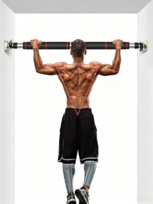 1pc Adjustable Pull-Up Bar, Chin-Up Bar, Universal Bar, Suitable For Door Mounting, Easy Installation, Training Accessory, Unisex, Suitable For Adults, Ideal For Home Workout - Multiple Specifications - View 11