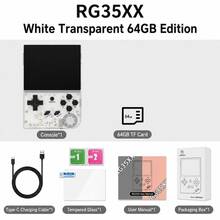 ANBERNIC Konsol game retro RG35XX memiliki layar 3,5 inci, pengisian daya yang nyaman, dan sangat cocok untuk pesta dan hiburan. Ini adalah konsol game genggam sumber terbuka yang mendukung game yang diporting, dan termasuk RAM 1GB dan penyimpanan 64GB. - View 11