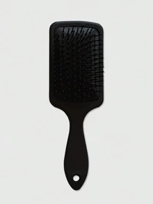 1pc Vortex Star Print Air Cushion Comb, Portable Black Air Cushion Comb - Black - View 4
