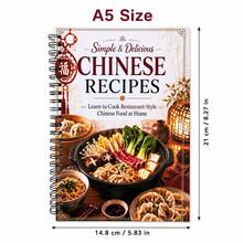 Chinese Home-Style Cuisine Recipe Spiral Notebook, Simple And Delicious Chinese Cooking Manual, Recreate Restaurant-Style Home Dishes At Home, Chinese Cooking Learning Reference Book, Home Cooking Food Preparation Tutorial Notebook - Style 1 - View 3