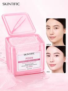 SKINTIFIC PDRN Vitabright Serum Jelly Pad | Pad Toner Pelembap Pencerah Instan 5 Menit untuk Kilau Alami - Hydrating - View 1