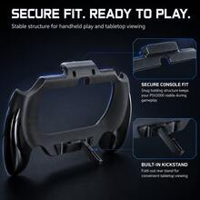 Data Frog Handheld Grip Case For PS Vita 2000 / PSV 2000, Controller-Style Comfort Handle With Kickstand (Optional Thumb Grips) - View 4