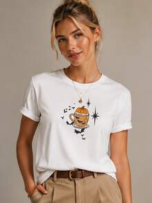 Women T-Shirts - White - View 1