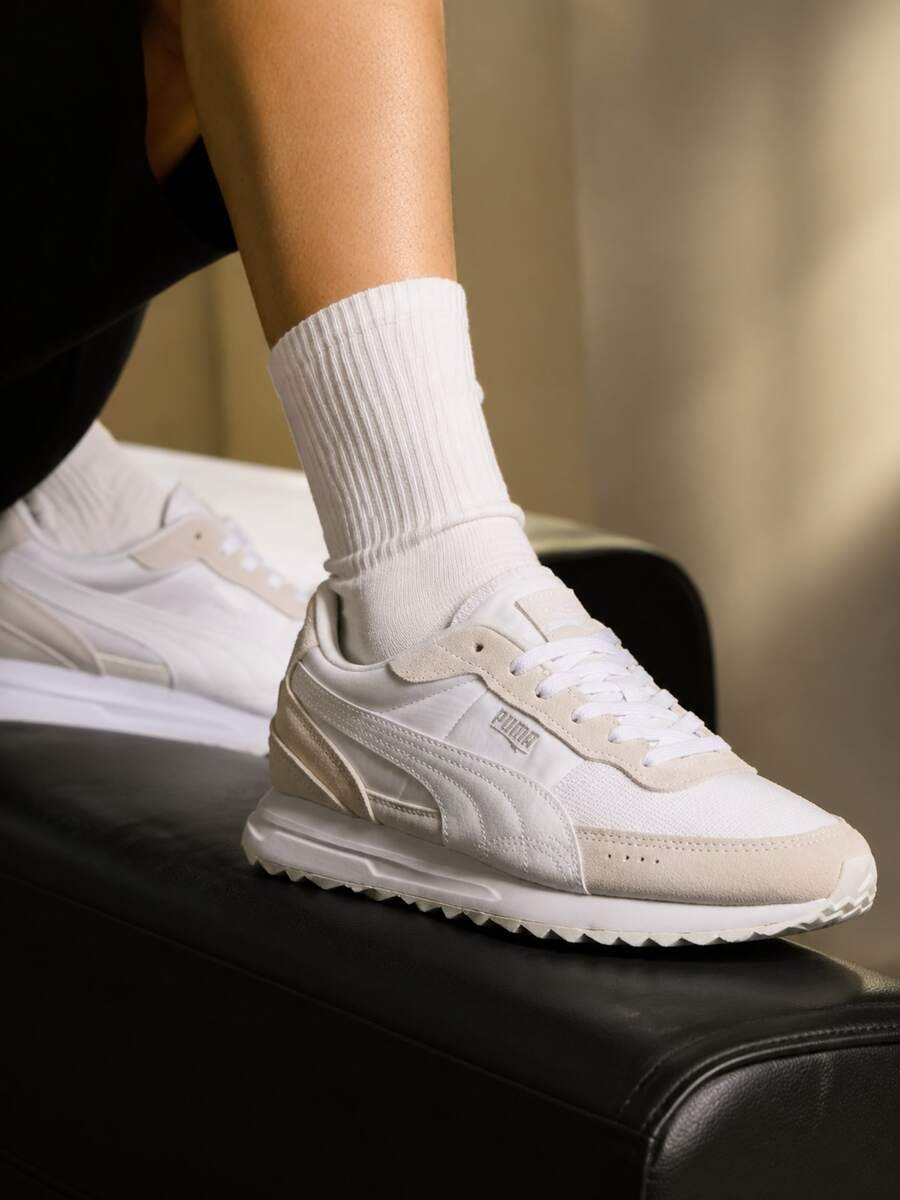Puma Men's & Women's Road Rider SD2026 Summer New Retro Colorblock Casual Sports Shoes 397377-05 - Puma White-gray - View 1