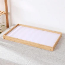 Solid Bamboo Folding Bed Table, Simple Home Breakfast Table, Foldable Laptop Table, Bamboo Folding Computer Table, Bed Study Table, Home Office Breakfast Table, Portable Breakfast Table, Suitable For Multiple Scenarios. - Maple - View 3