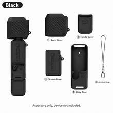 Silicone Protective Case For Osmo Pocket 4, Full Coverage Anti-Scratch And Anti-Collision Cover, Standard Version With Lanyard/Basic Version With Lanyard And Base, Macaron Color Series For Daily Use In VLOG, Hiking, Cycling, Travel And Other Scenarios (Accessories Only) - View 7