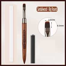 French Manicure Brush, Functional Nail Art Pen, Suitable For French Manicure, Commonly Used Nail Artist Pen Size, Gel Nail Polish Brush -, Professional Nail Art Tool, With Precision Brush Head, For Home And Salon Use, Durable Nail Polish Pen - Multicolor - View 10