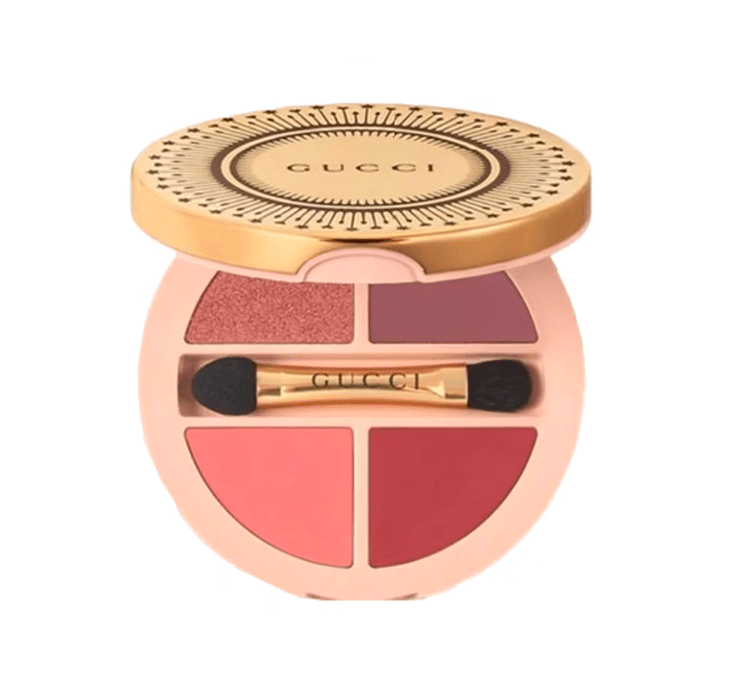 GUCCI Yıldız Süslemeli Boundless 4 Renkli Göz Farı Paleti 6.1g Kadife Mat + Yıldız Elmas Işıltılı Şişkinlik Karşıtı Toprak Tonları Yeni Başlayanlar İçin Uygun Uçuşmayan Toz Uzun Kalıcı 8 Saat #01 Star Brown Summer #02 Star Dream Rose #03 Star Wild Bouquet
