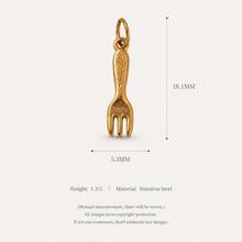 1pc Gold Rhinestone Pendant, Minimalist High-End Style, 18KPVD Gold Plated 316 Stainless Steel Material, Waterproof And Fade-Resistant, Suitable For Handmade Shop DIY, Factory Semi-Finished Product Production And Other Scenarios - Multicolor - View 10