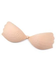 2/1 Pair New Self-Adhesive Push-Up Bra Pads, Nude/Black - Multicolor - View 5