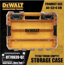 DEWALT TSTAK 特大號零件收納盒附手把，可攜式五金整理盒附隔板，適用螺絲起子頭、螺絲、螺帽、螺栓及小型配件的收納盒 - A - 查看 1