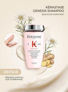 Kérastase Genesis Bain Nutri-Fortifiant Shampoo For Dry Weakened Hair 8.5oz/250ml – Shampoo, Anti-Breakage, For Dry Hair, Ginger Zest, Ginger Root, Suitable For Daily Hair Care - Shampoo - View 1