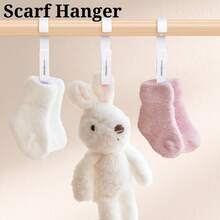 3 Pcs Double Ended Long Tail Clip Hook Multifunctional Hanging Clips Space Saving Home Storage Organizer For Bathroom Kitchen Rod Towel Cosmetic Tube Sundries Hanger Rack Wall Mount - View 5