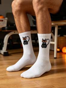 1/5/10 Pairs Unisex Halloween Socks, Comfortable Casual Home Socks, Fitness Sports Socks - Multicolor - View 8