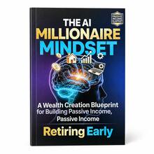 AI Wealth Mindset Hardcover Book: Passive Income & Wealth Creation Guide, Early Retirement Financial Mindset Reader, AI Side Hustle Income Generation Reference, Personal Wealth Enhancement Learning Manual - Style 1 - View 1