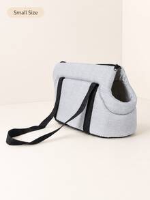 Foldable Portable Pet Carrier Bag, Outdoor One Shoulder Crossbody Bag For Cats And Dogs, Breathable Car Pet Backpack - Multicolor - View 11