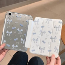 Protective Case Compatible With Ipad 11th Gen, A16 Model, With Pen Slot, High Transparency Acrylic Back, Smart Sleep/Wake, Full Coverage Shockproof, Fashion PU Leather, Compatible With IPad 10th Gen, Matepad SE 11-Inch, Pad 2 11"/Pad SE 11-Inch 2023 - Multicolor - View 7